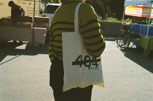 404 Media Referral Bonus Canvas Tote