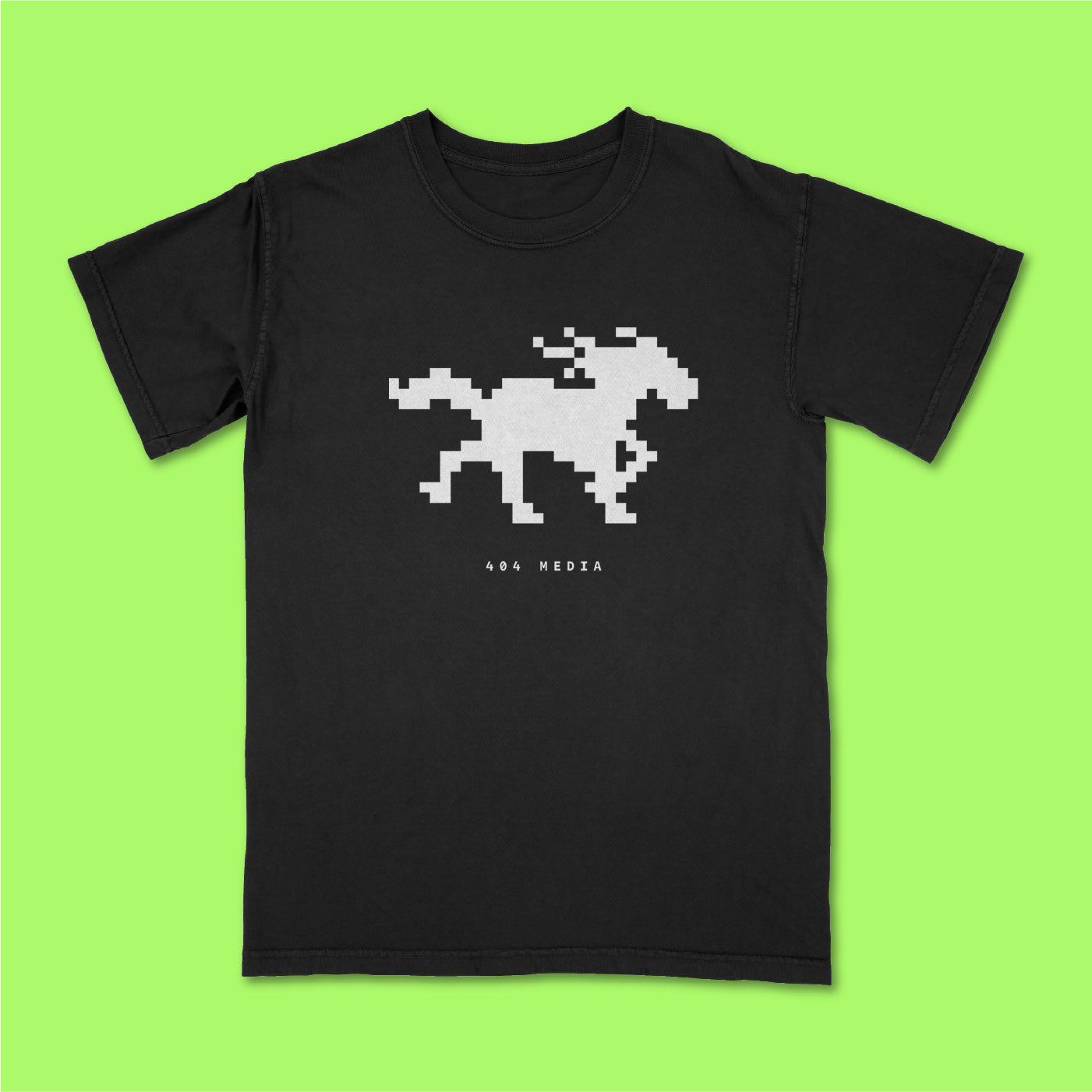 404 Media Horse Tee (Black)